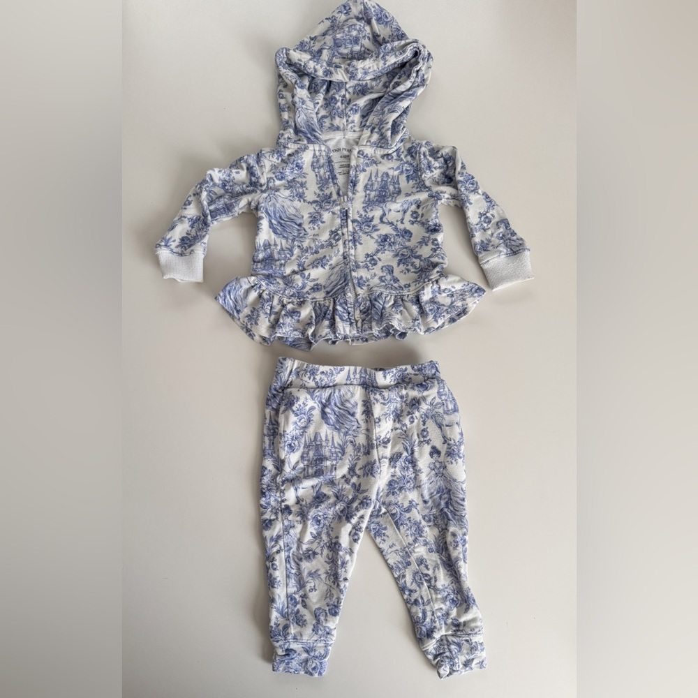 Posh Peanut Briar French Terry Long Sleeve Zippered Hoodie & Joggers - PLAY COND